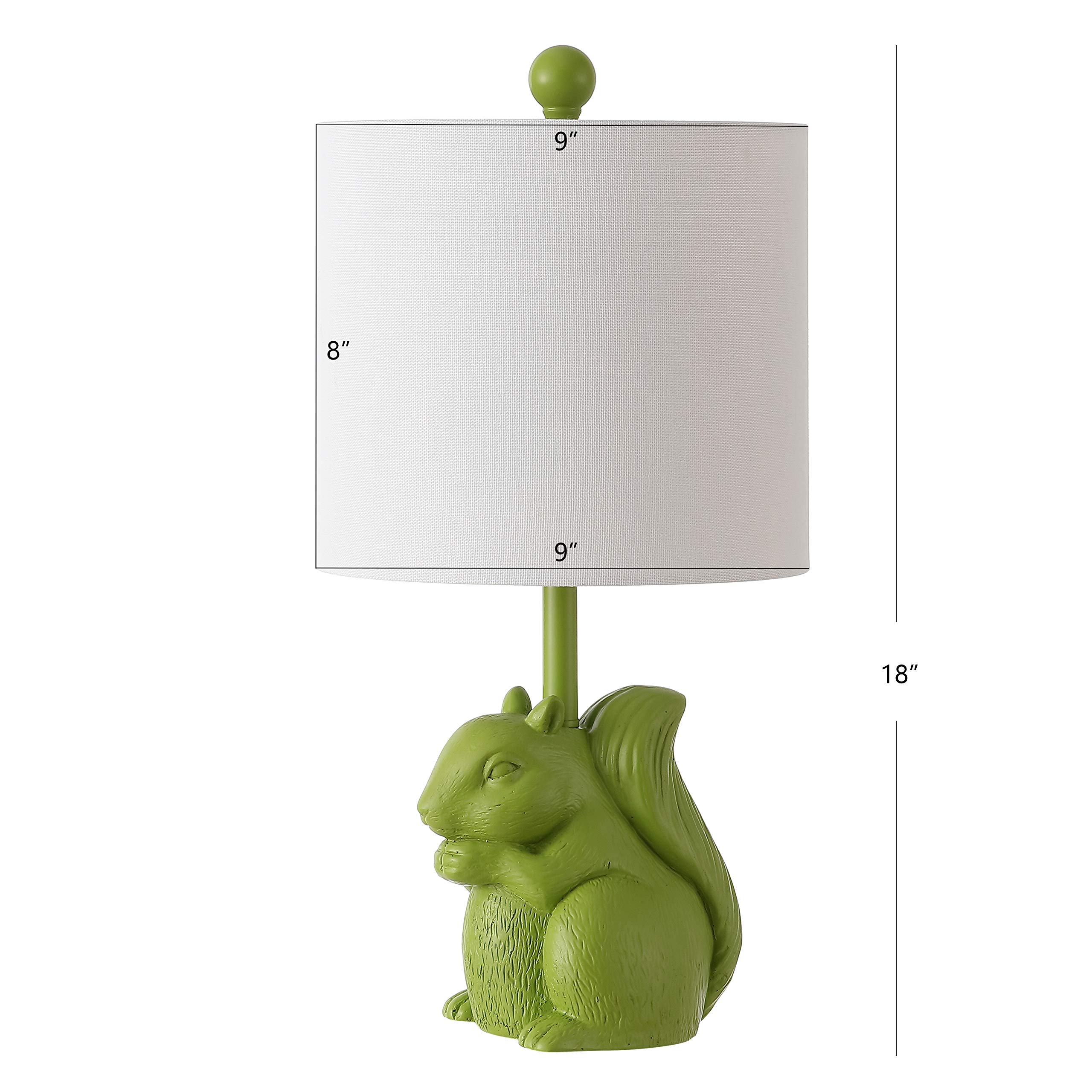 Safavieh Sunny Squirrel Green Ceramic Table Lamp - 18
