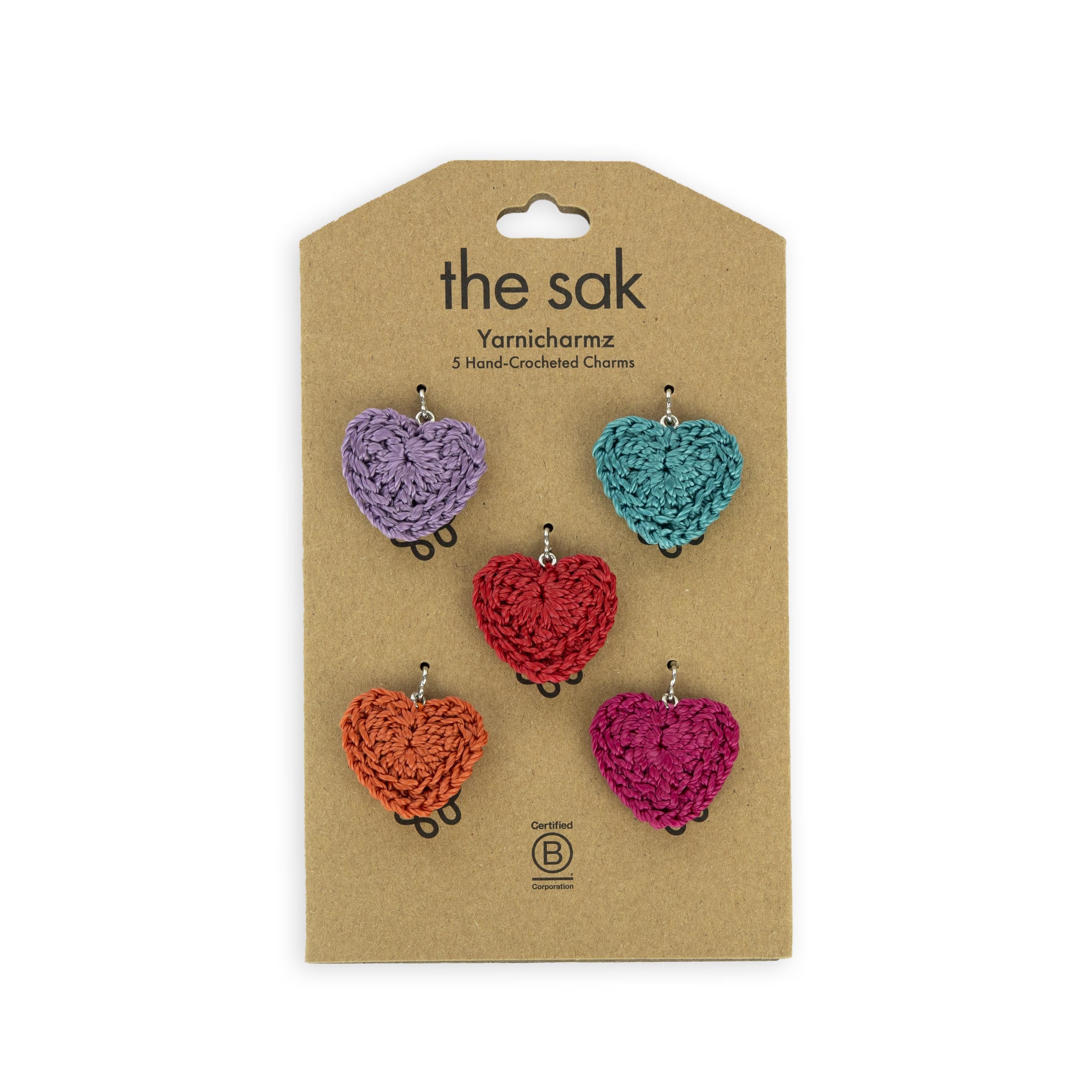 Yarnicharmz 5 Pack - Premium Quality Yarn Charms for Knitting & Crocheting - Perfect for DIY Crafts, Scrapbooking, and Jewelry Making