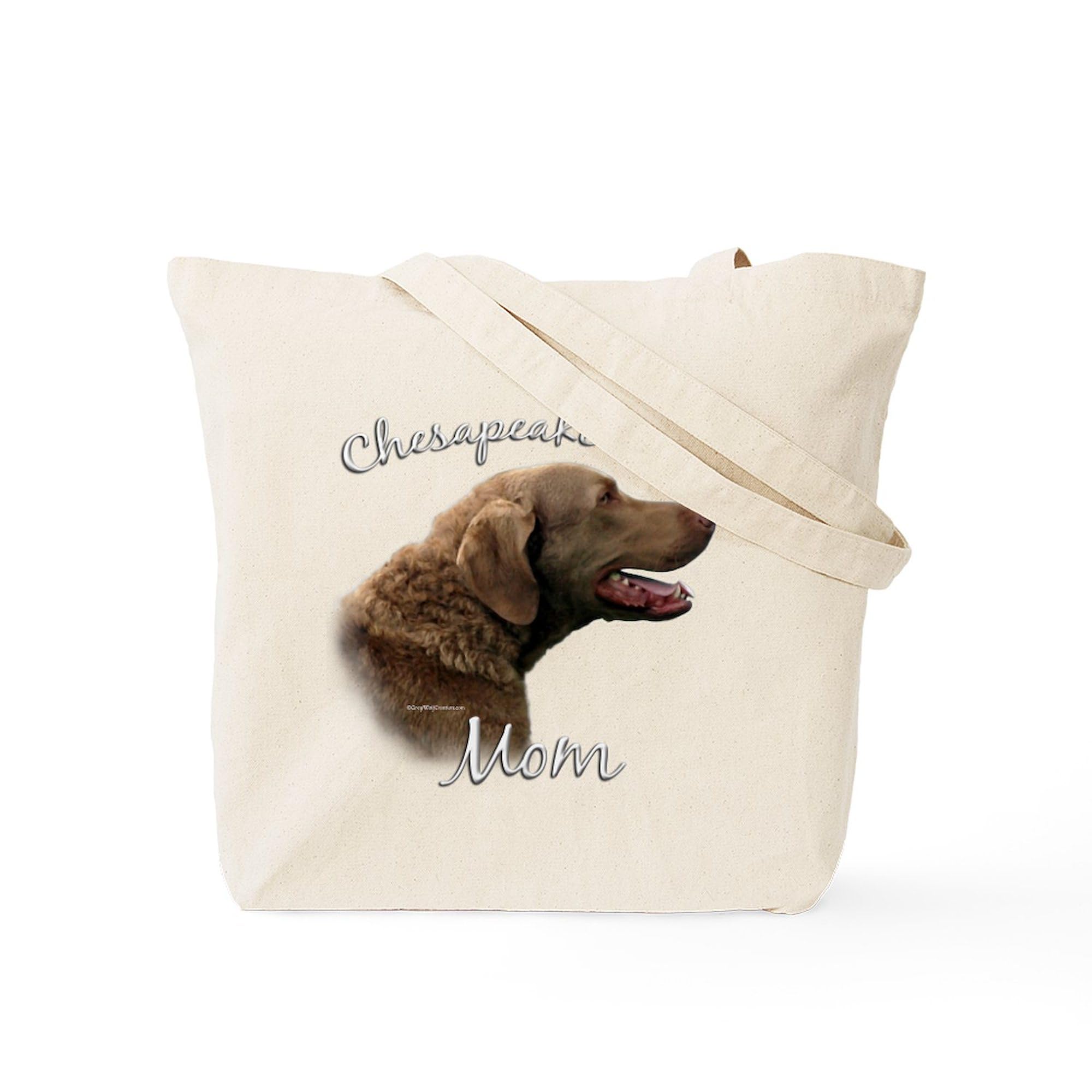 Chessie Mom2 Natural Canvas Tote Bag - Eco-Friendly Reusable Shopping Bag for Groceries, Beach & Work Commute | Durable Cotton Tote with Roomy Interior