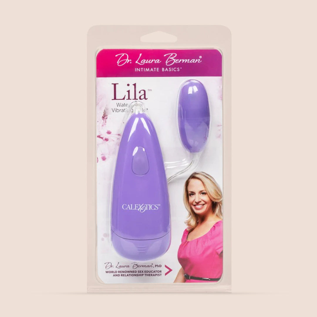 Dr. Laura Berman® Lila™ Remote Control Vibrating Bullet - ABS Rubber Coated Personal Massager for Couples & Solo Play | Enhance Intimacy & Relaxation in Bedroom