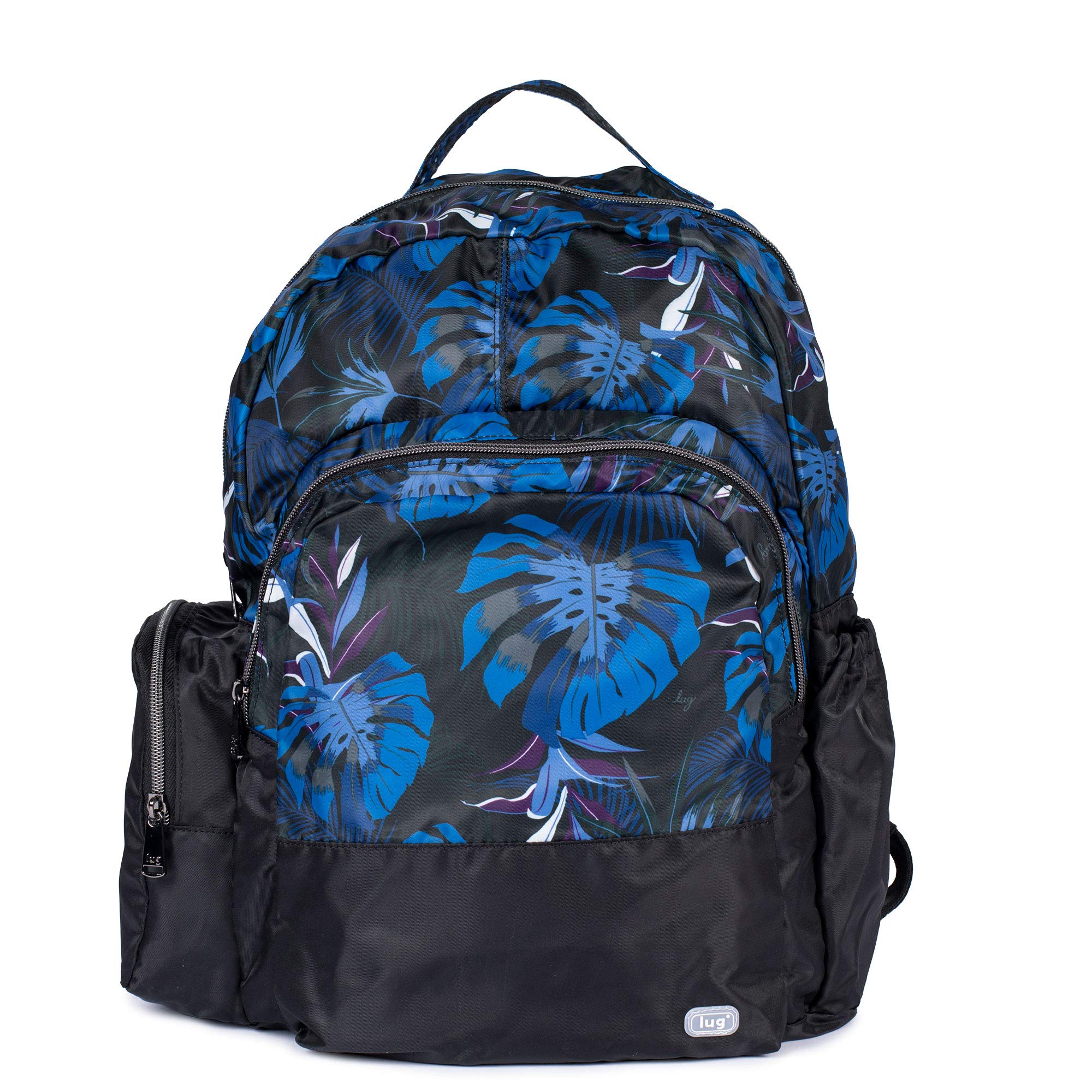 Lug Echo Packable Backpack - Large Lightweight Foldable Travel Daypack for Hiking, Gym & Commute | Water-Resistant Botanical Black Backpack