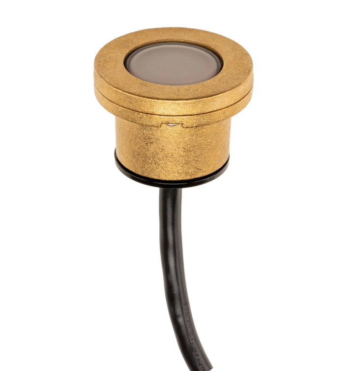 FX LPZD3LEDHZ30BS LP 3LED Underwater Light with ZD in Natural Brass - Perfect for Pool, Fountain & Landscape Lighting