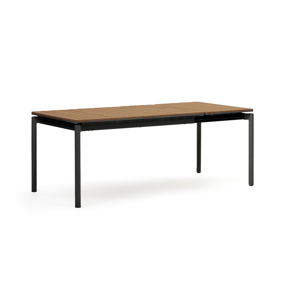Canyelles Extendable Outdoor Dining Table - Weatherproof Patio Furniture for Garden, Backyard, and Poolside Entertaining