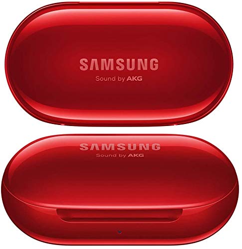 Samsung Galaxy Buds+ R175N True Wireless Earbuds with ANC, 22H Battery - Red (Renewed) | Noise Cancelling Bluetooth Headphones for Gym, Running & Travel