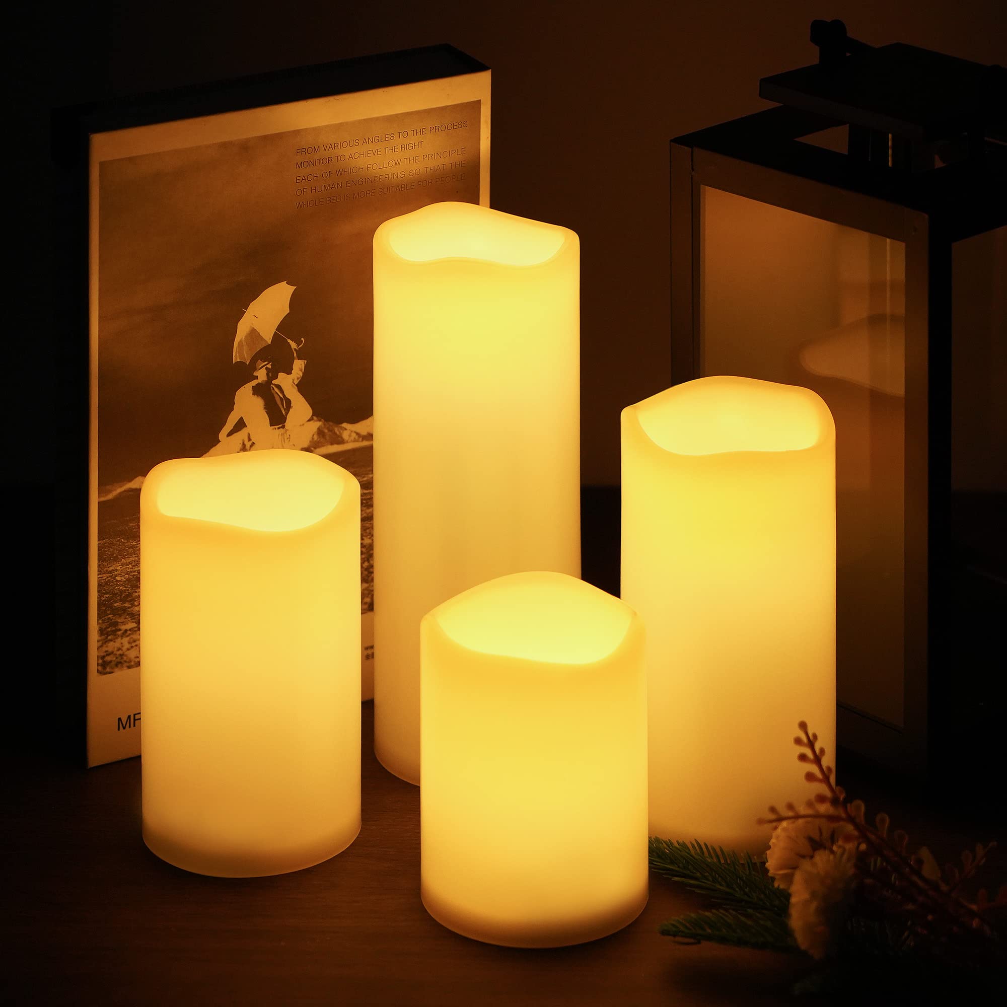 Solar Powered LED Candles Outdoor Waterproof - 3