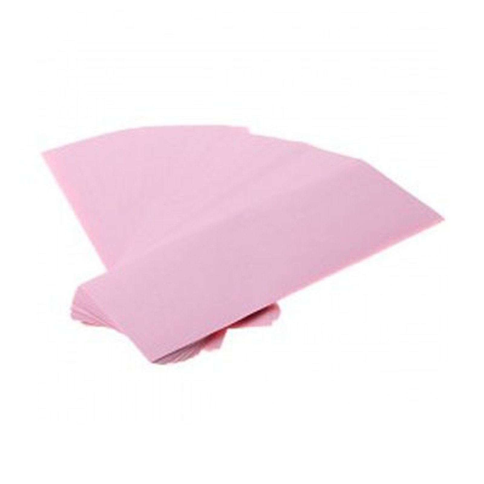 100 Pink Waxing Strips for Hair Removal - Soft & Gentle Paper Strips for Smooth Skin at Home - Perfect for Face, Legs, Arms & Bikini Area