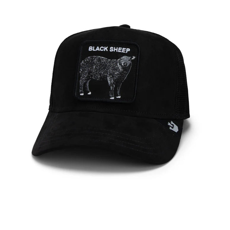Goorin Bros Black Sheep Adjustable Suede Trucker Snapback Hat for Men & Women - Stylish Casual & Outdoor Wear - Perfect for Street Fashion, Concerts and Daily Use