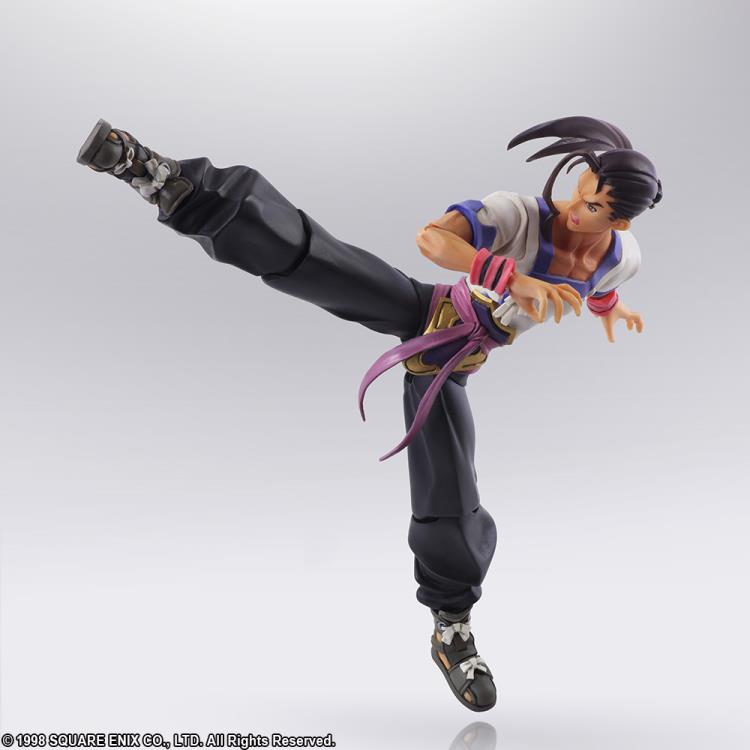 Bring Arts Xenogears Fei Fong Wong Action Figure - Square Enix Collectible Anime Model for Display, Gifts, and Gaming Decor