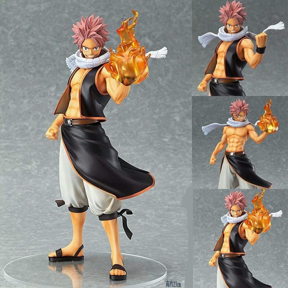 Fairy Tail Lucy & Natsu PVC Anime Figure Statue - Collectible Fairy Tail Merchandise, Desk Decor, Christmas Decoration for Anime Fans & Gift Ideas