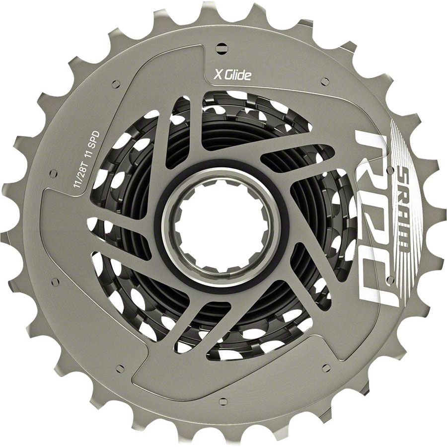 SRAM RED XG 1190 11-Speed Cassette - 11-25T, Silver, A2 - High-Performance Road Bike Gear for Racing & Training