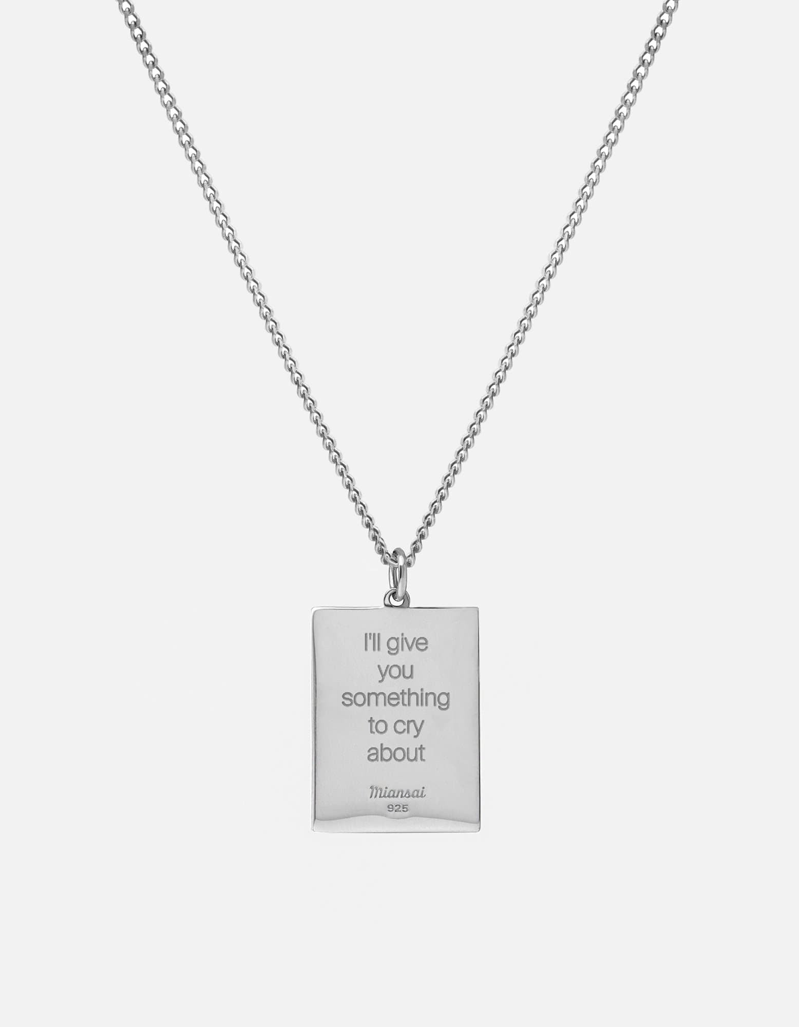 Got It From My Momma Sterling Silver Pendant - Elegant Jewelry Gift for Mother's Day, Birthday & Special Occasions