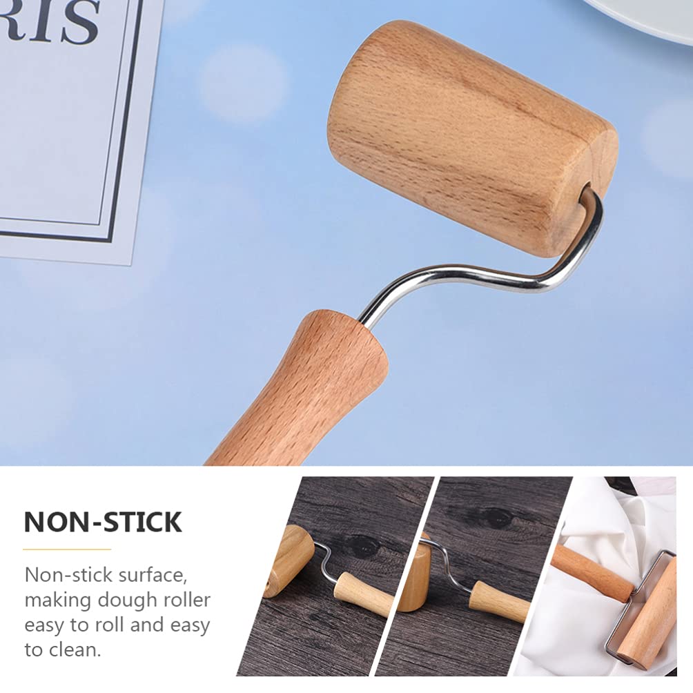 Cabilock 2-Piece Non-Stick Rolling Pin Set - Premium Wooden Dough Roller for Baking, Pastry & Pizza Making - Essential Kitchen Tool for Cookies, Pies & Homemade Pasta