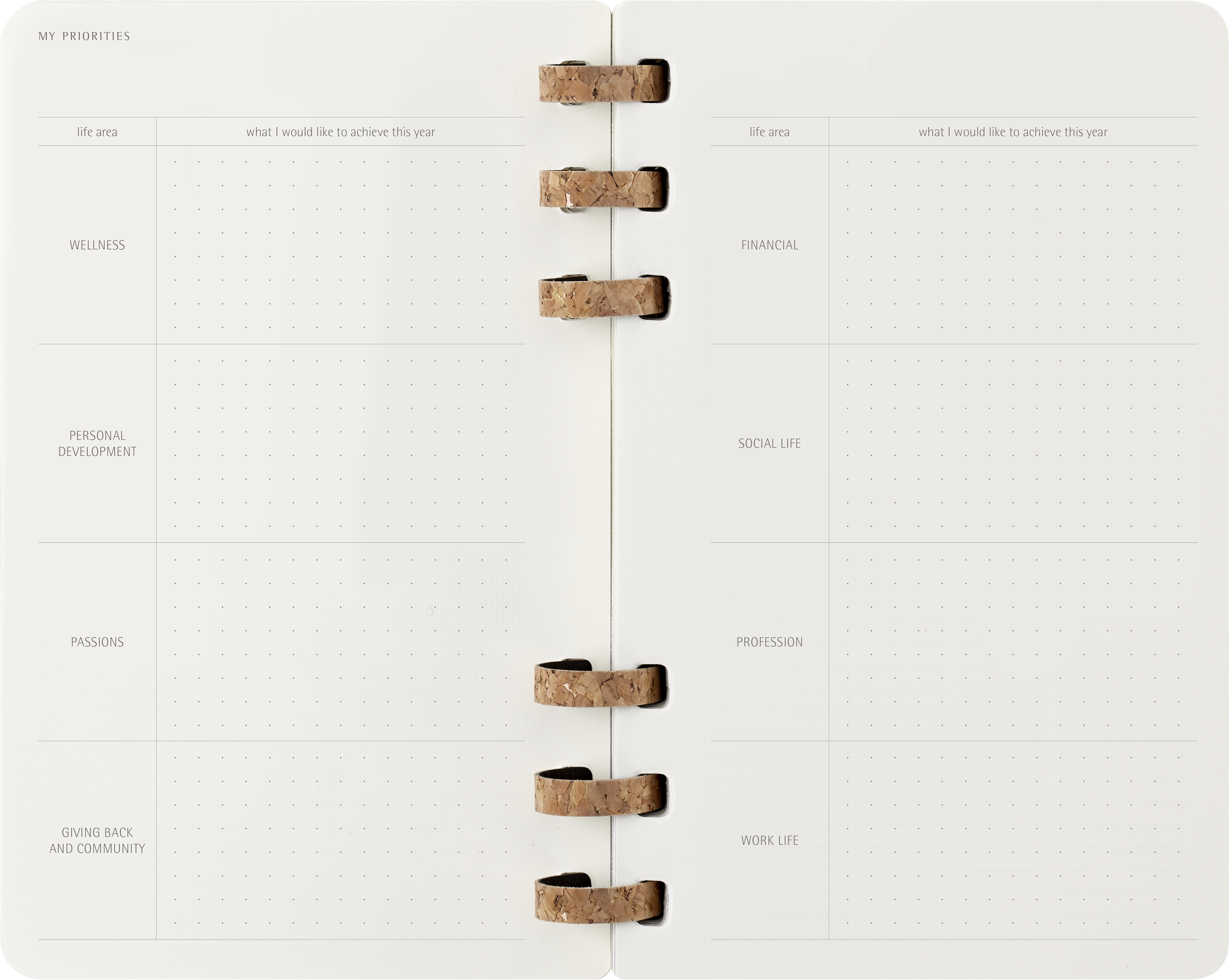 2025 Moleskine 12-Month Spiral Bound Planner - Soft Cover, 5.1