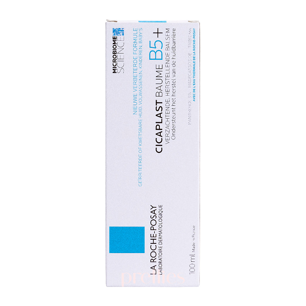 La Roche-Posay Cicaplast Baume B5+ Ultra Repairing Soothing Balm 100ml - Moisturizing Face & Body Cream for Dry, Irritated Skin - Perfect for Post-Procedure Care & Daily Skin Recovery