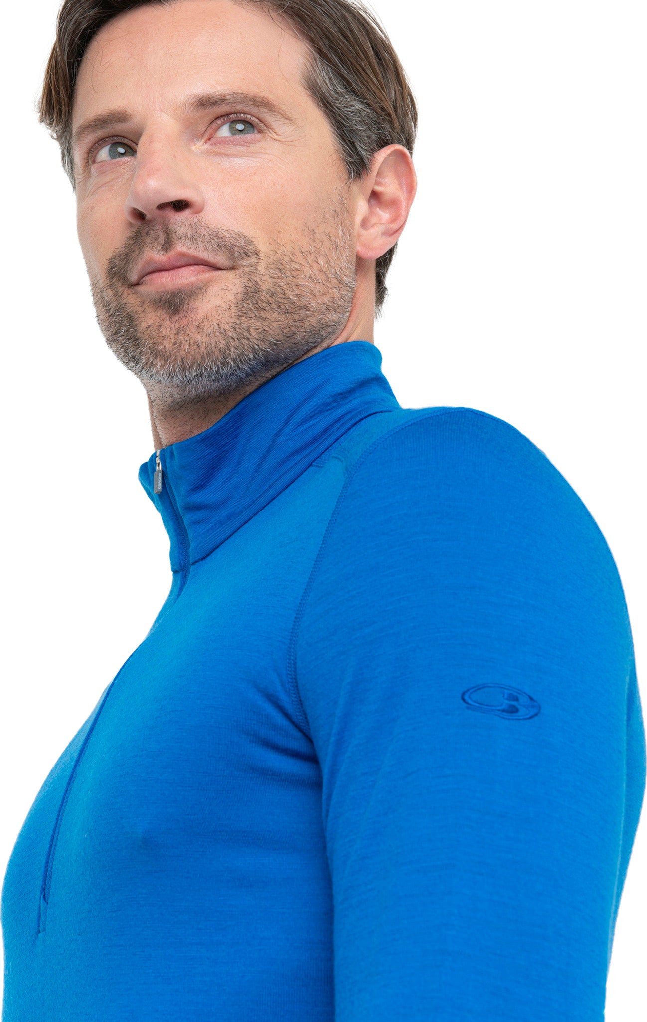 200 Oasis LS Half Zip Base Layer for Men - Thermal Long Sleeve Moisture Wicking Shirt - Cold Weather Workout & Outdoor Activities