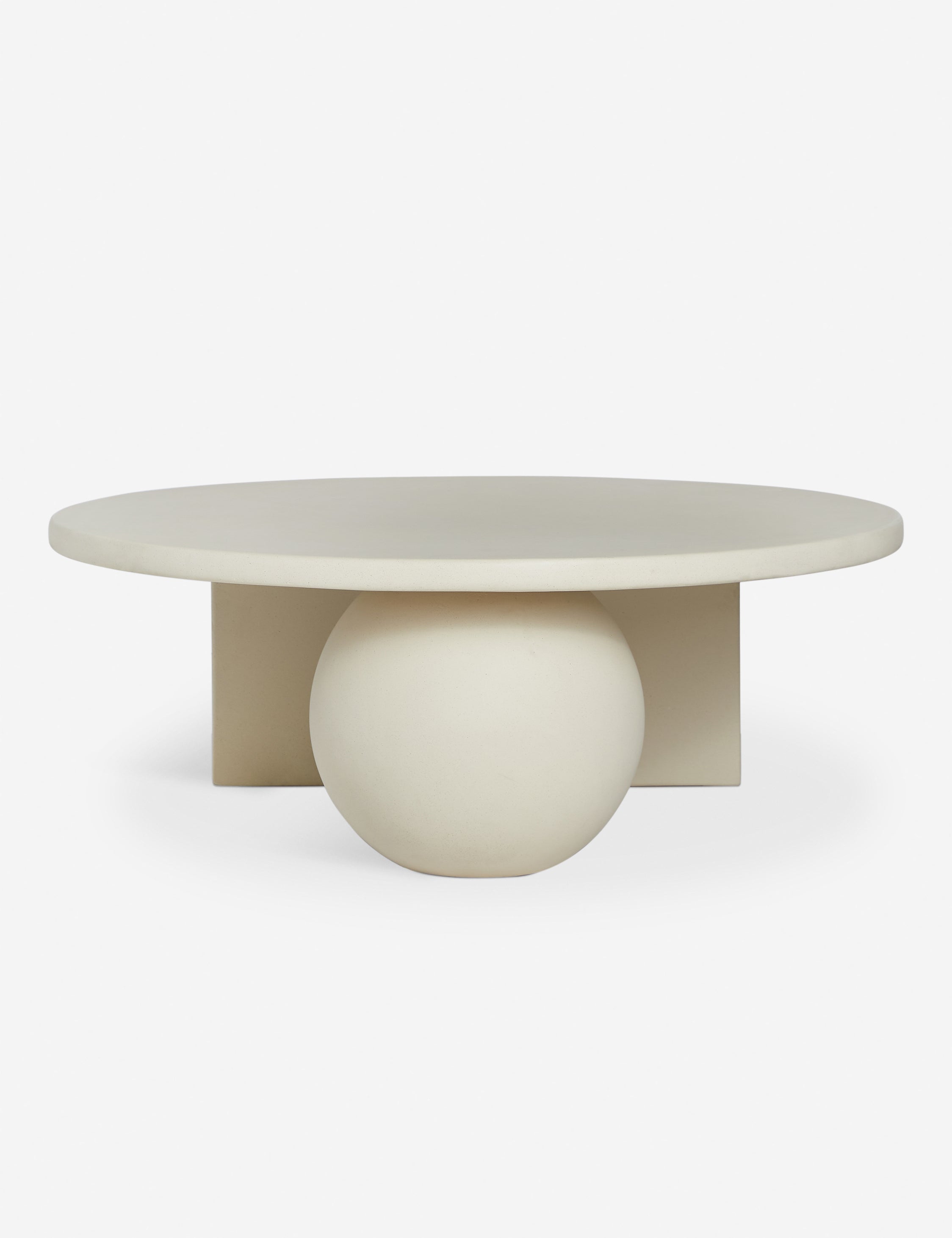 Amaya Round Coffee Table - Indoor & Outdoor Use - Perfect for Patio, Garden, and Living Room Decor