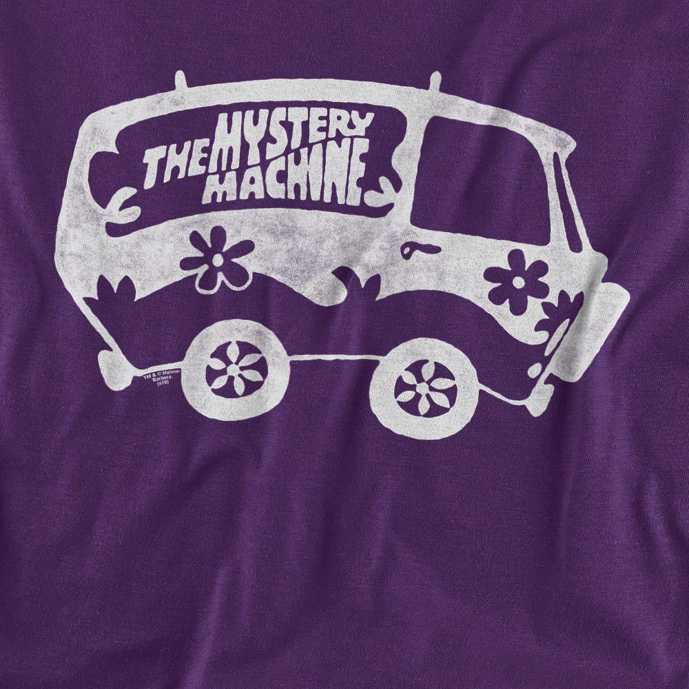 Scooby-Doo Mysterious Shadow Unisex T-Shirt for Men & Women - Purple, Large - Casual Wear, Halloween Costume, Cartoon Fan Gift