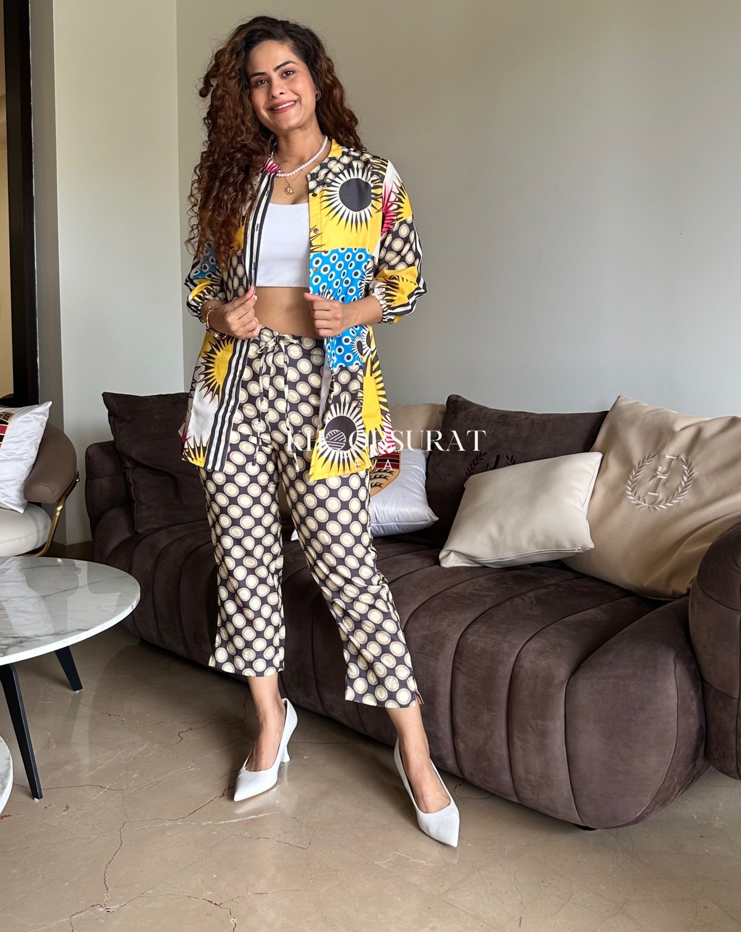 BOSS BABE COORD SET - Stylish Women's Matching Outfit Set | Perfect for Work, Office Wear & Business Casual | Fashionable Two-Piece Set for Professional Women