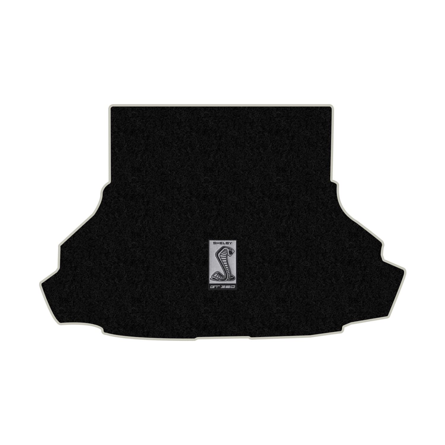 Premium Custom-Fit Carpeted Floor Mats for Shelby Mustang 2015-2023 - Black LogoMat Trunk Liners with Luxury Carpet Protection (No Factory Subwoofer) | Perfect for Daily Driving, Road Trips & Car Shows