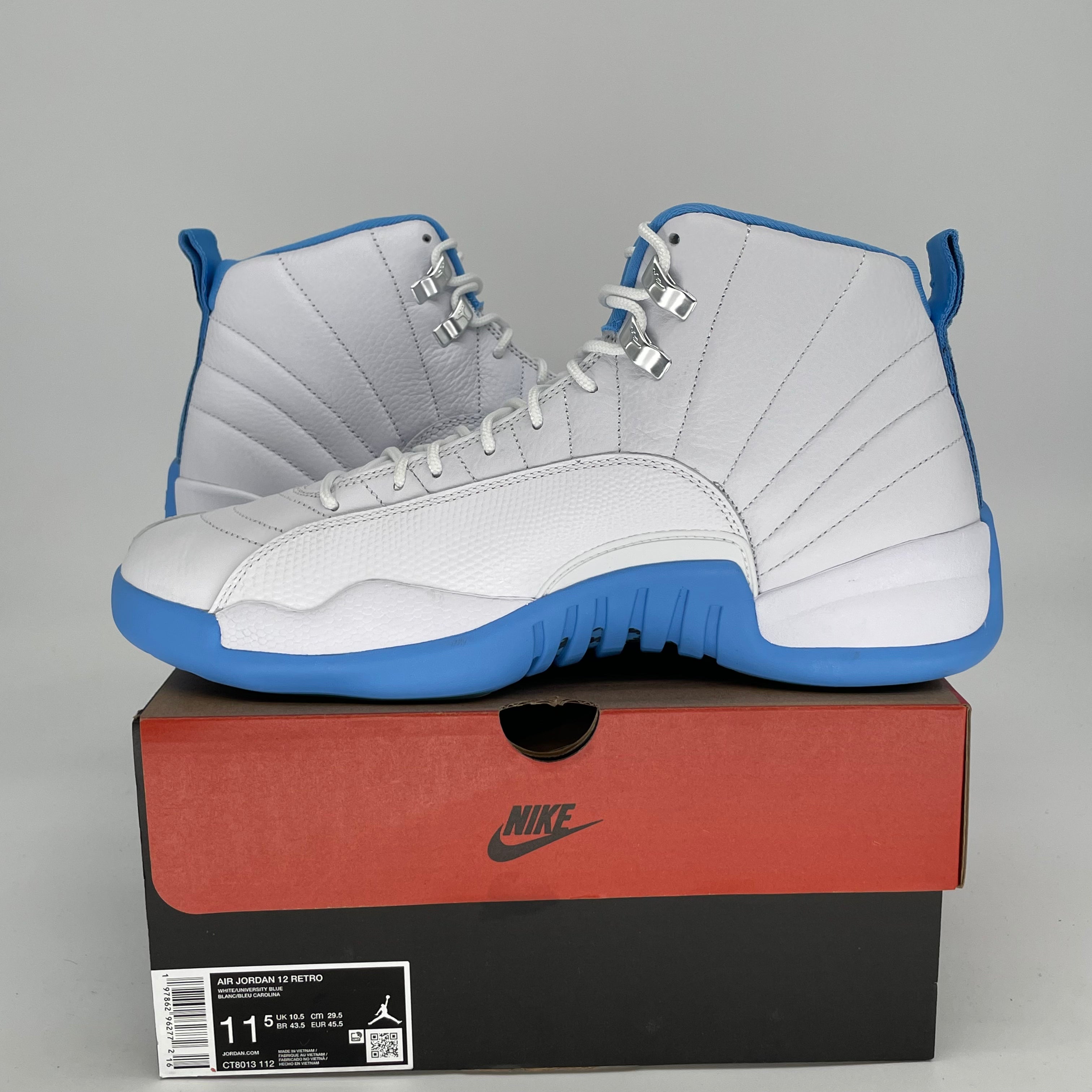 AIR JORDAN 12 MELO Basketball Shoes Men's Size 11.5 - Retro Style CT8013 112 for Streetwear & Court Performance