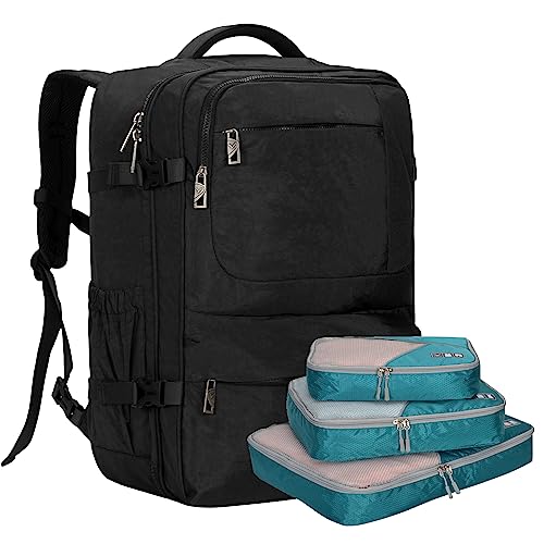 Black With 3pcs Packing Cubes