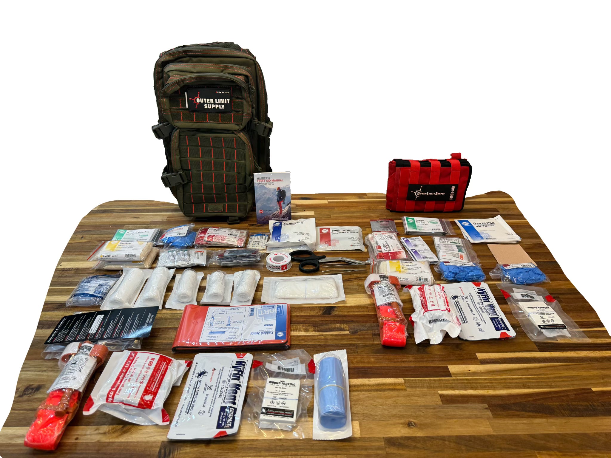 Tactical Backpack with IFAK Solo Combo - Durable Military Rucksack for Emergency First Aid & Outdoor Survival - Perfect for Hiking, Camping, and Adventure Travel