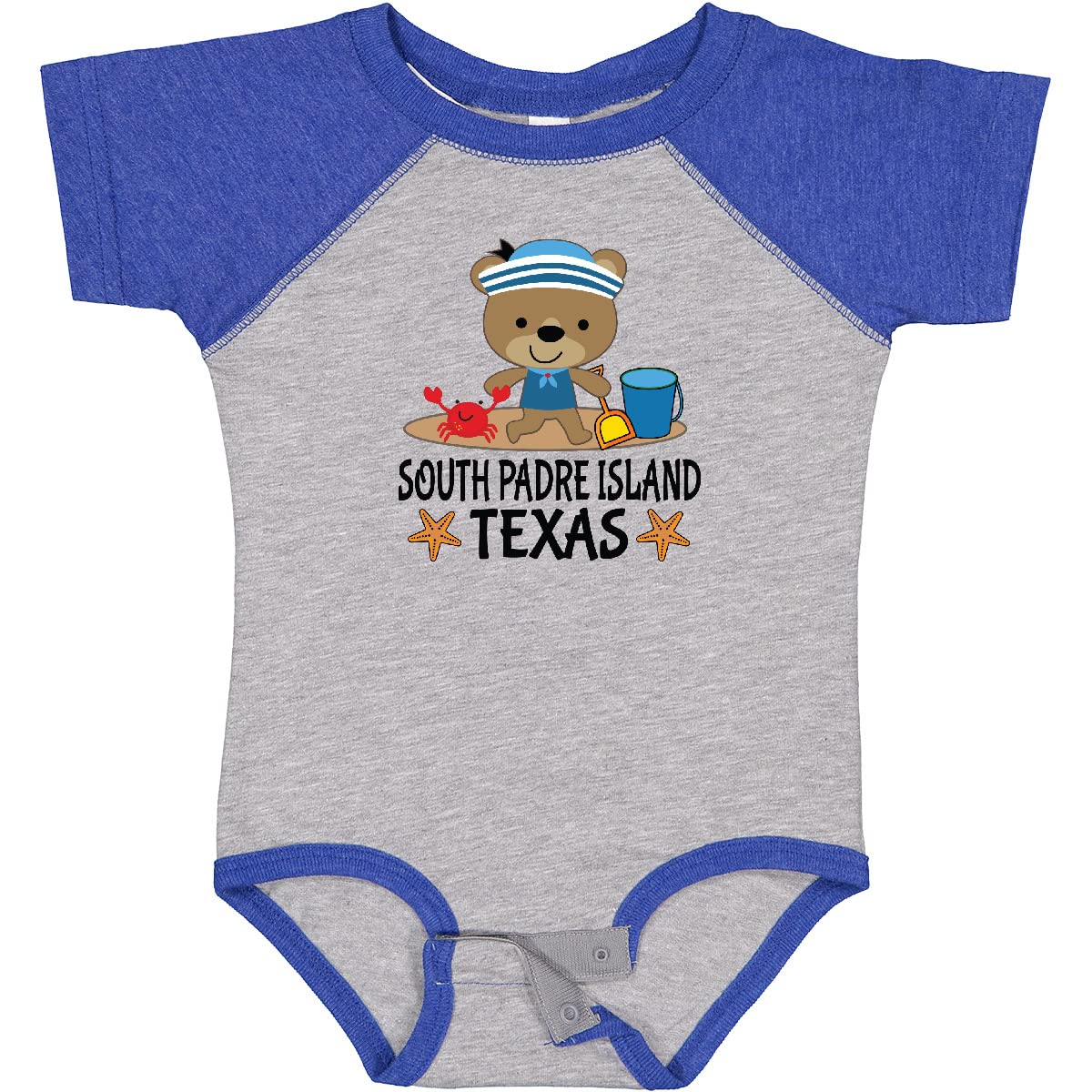Inktastic South Padre Island TX Baby Bodysuit - Cute Texas-Themed Onesie for Newborns & Infants - Perfect for Beach Trips, Family Vacations & Photo Shoots