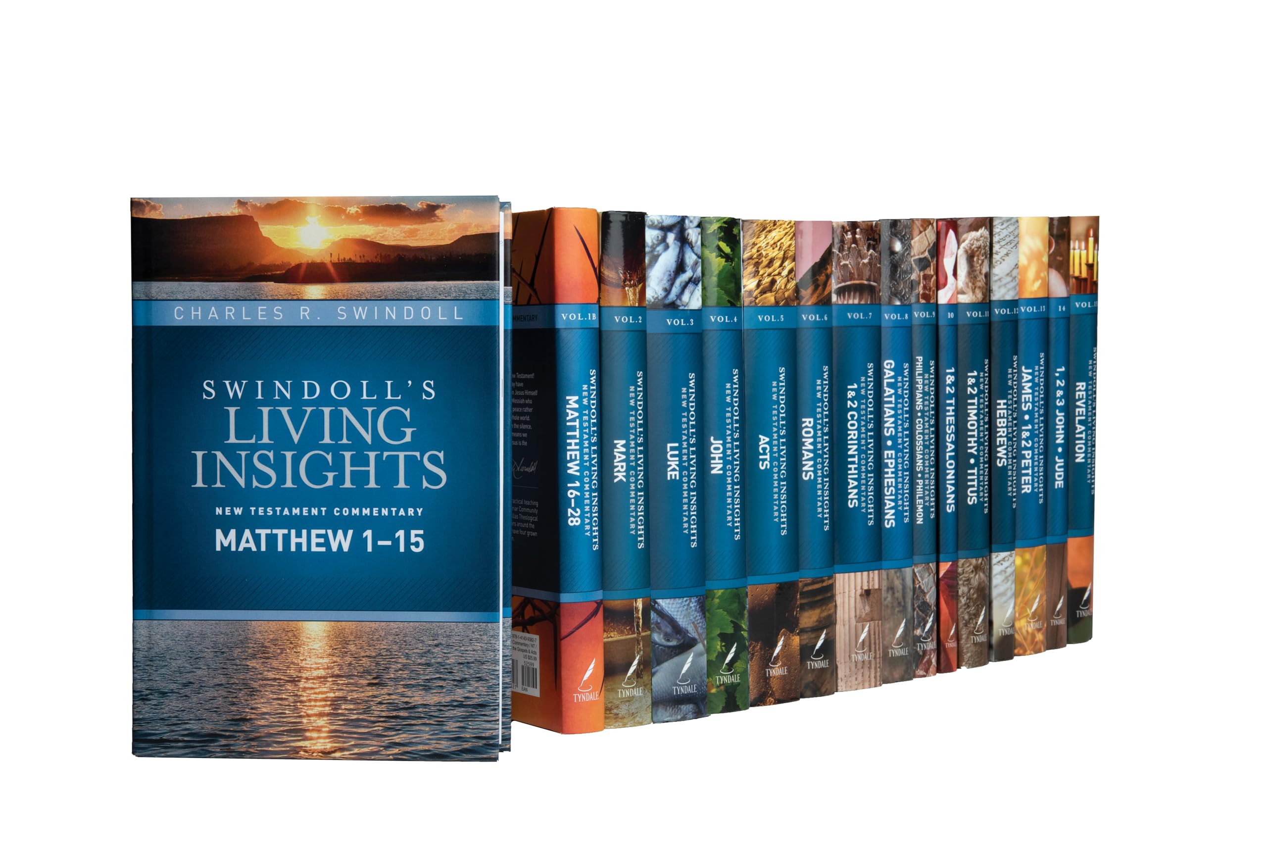 Swindoll's Living Insights New Testament Complete Set - 16-Volume Bible Commentary for In-Depth Study, Sermon Preparation & Personal Devotion - Perfect for Pastors, Teachers & Bible Study Groups