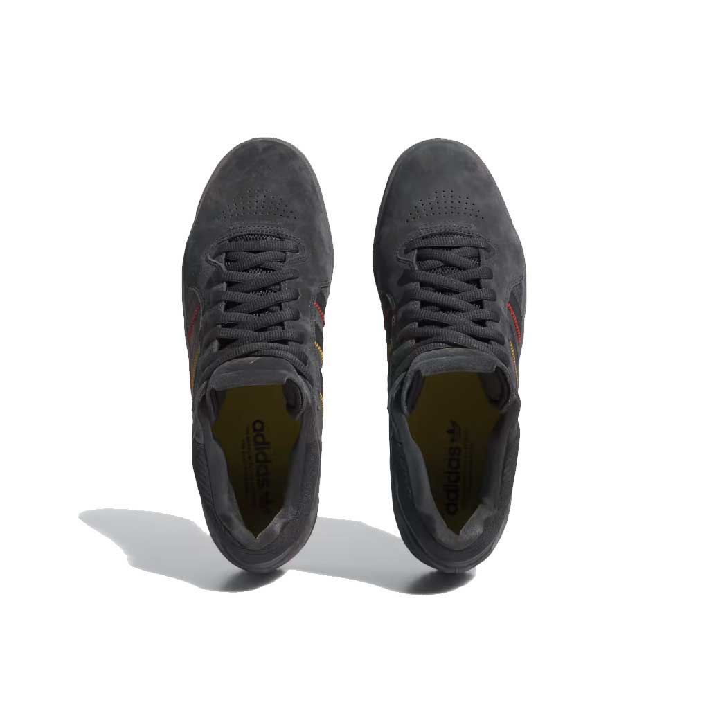 Adidas Tyshawn Sneakers - Carbon Black & Brown Men's Running Shoes for Gym, Jogging & Casual Wear