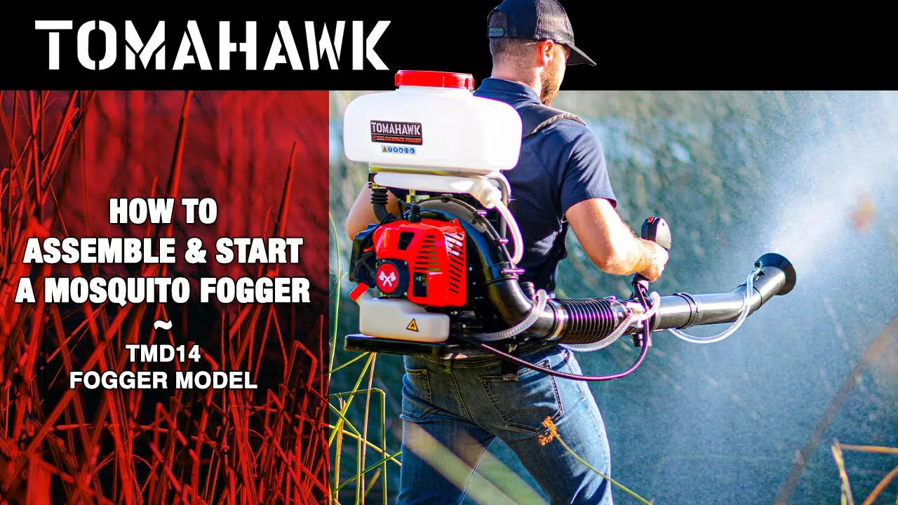 3.7 Gallon Backpack Mosquito Fogger & Leaf Blower - Portable Pest Control Sprayer for Outdoor, Garden, and Lawn Care - Ideal for Mosquito, Insect, and Weed Control in Yards, Parks, and Farms