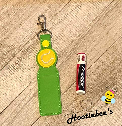 Tennis Ball Hand Sanitizer Holder & Lip Balm Case - Portable Sports Accessory for Gym, Hiking, and Outdoor Activities