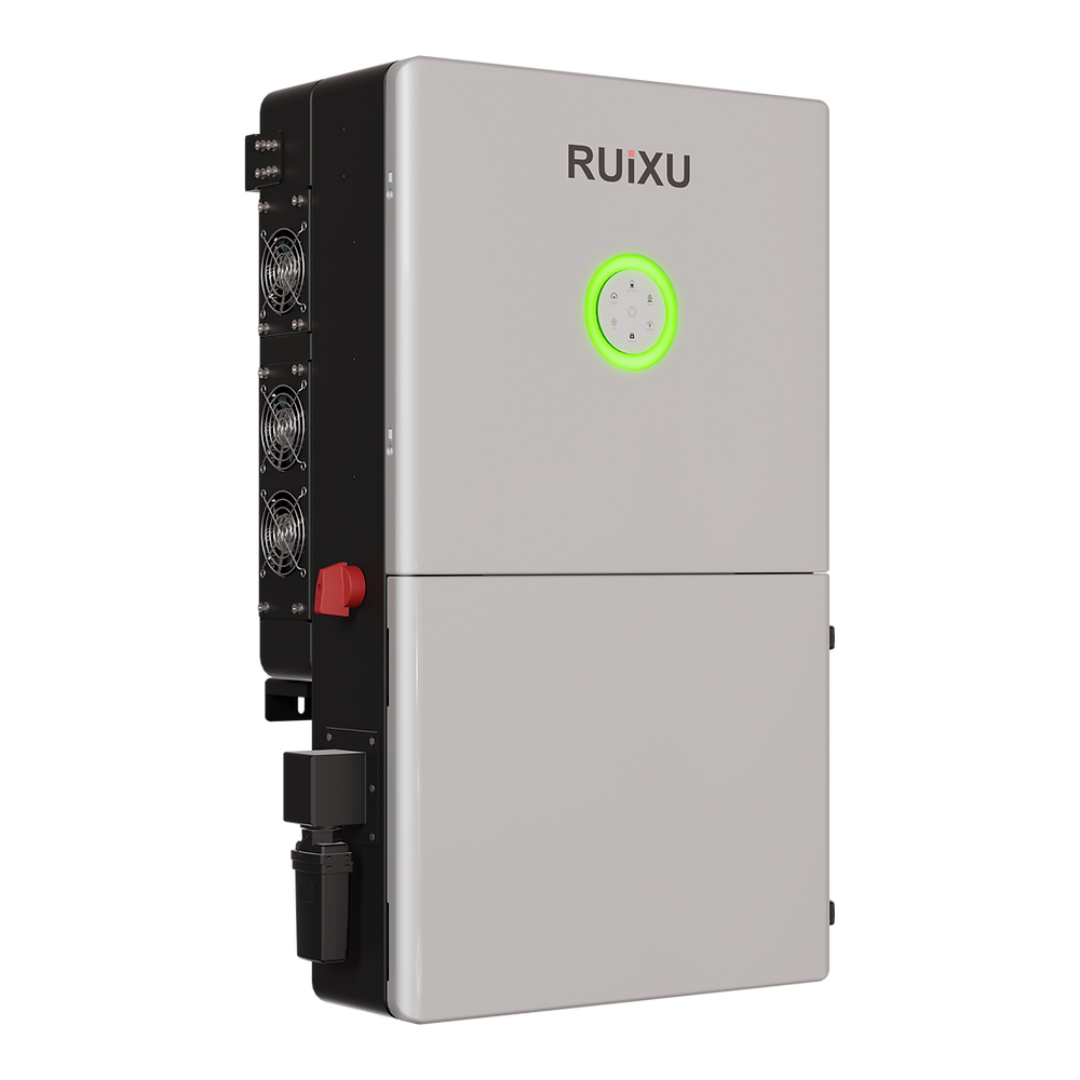 48V Solar Power Kit - 16kWh/32kWh Battery Bank + 11.4kW Hybrid Inverter + 550W Solar Panels for Home Backup & Off-Grid Power - Perfect for Emergency Power, RV, and Remote Cabins