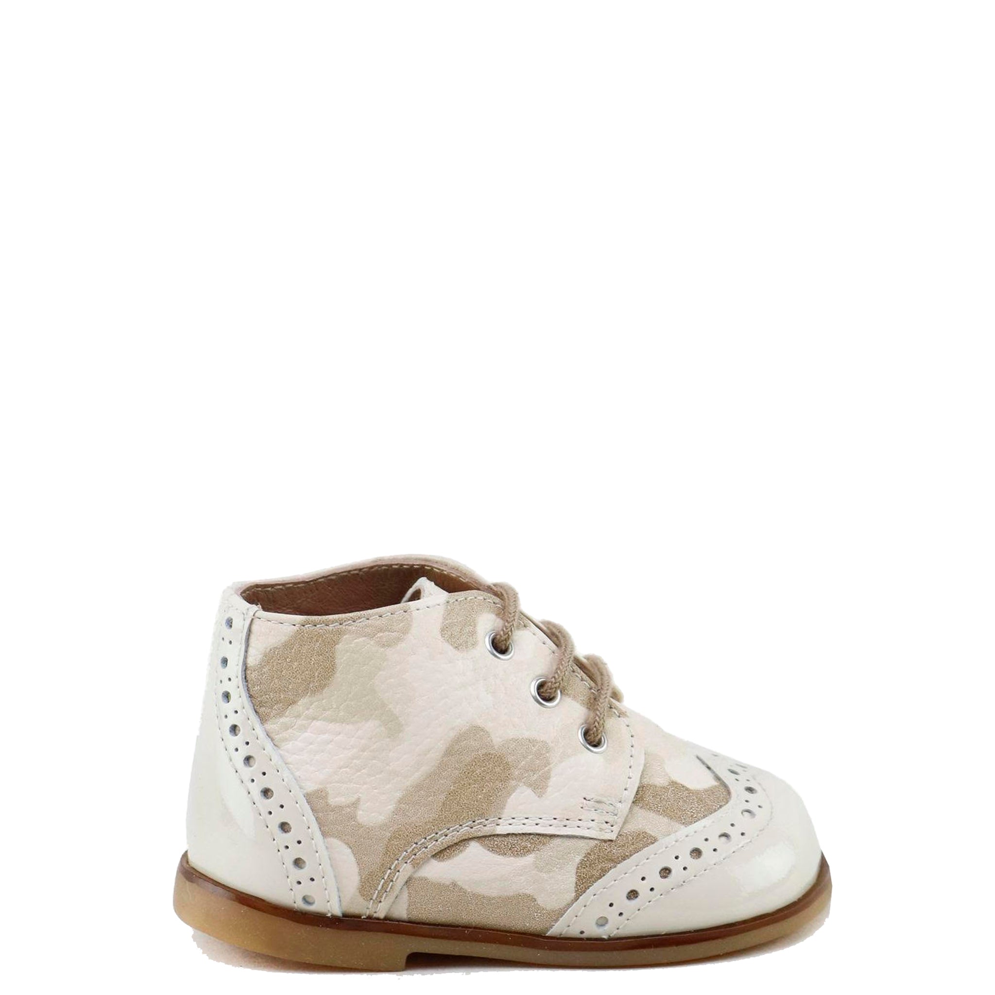 Off-White Camo Baby Booties - Trendy Unisex Infant Shoes for Boys & Girls - Soft & Comfortable for Everyday Wear, Outings & Photo Shoots