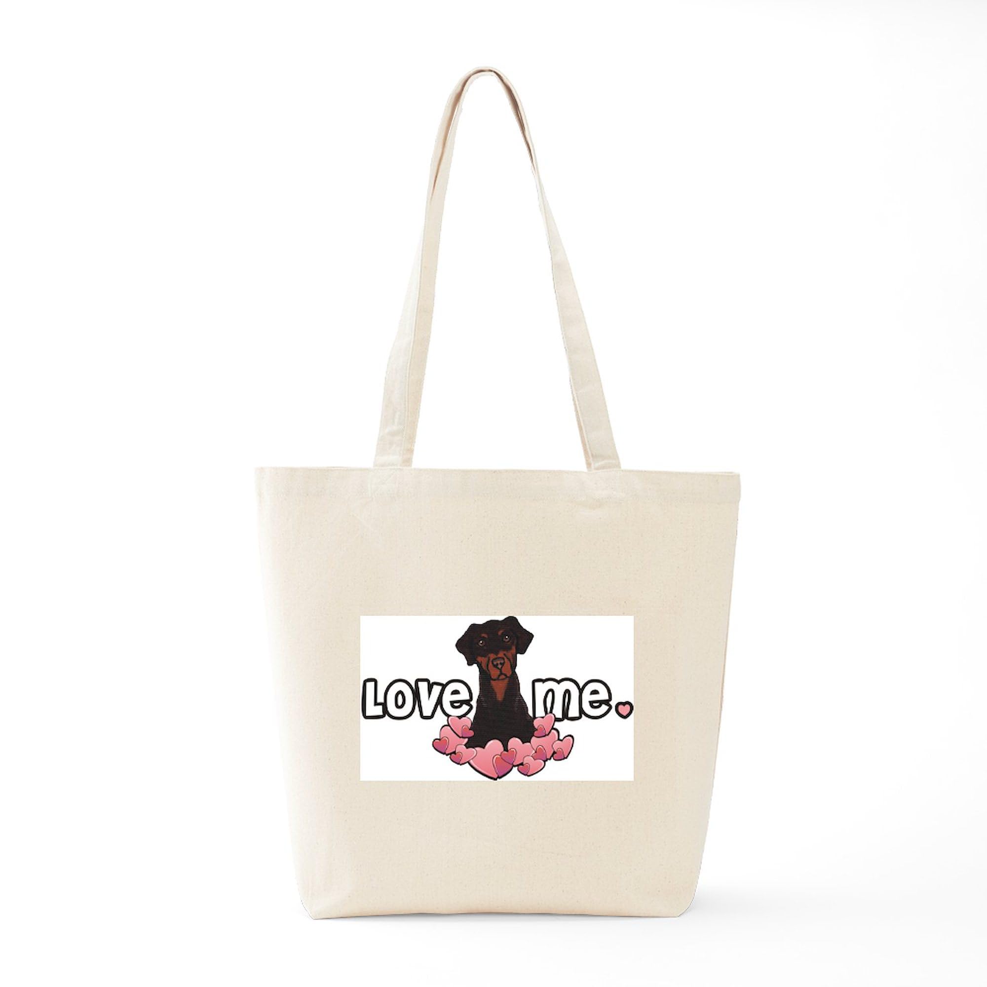 Doberman Lover Tote Bag - Natural Canvas Reusable Shopping Bag for Groceries, Beach & Everyday Use | CafePress