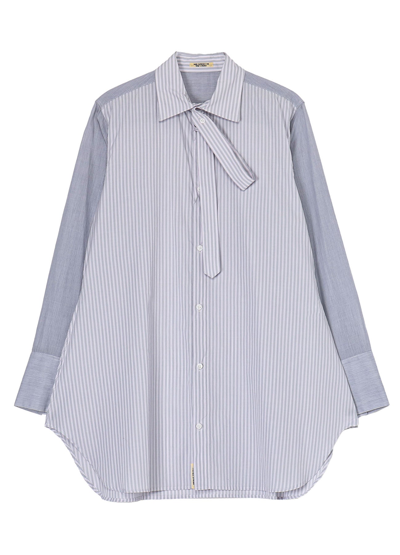 Premium Cotton Stripe Dress Shirt with Double Cuffs & Tie - Formal Office Wear & Business Attire for Men
