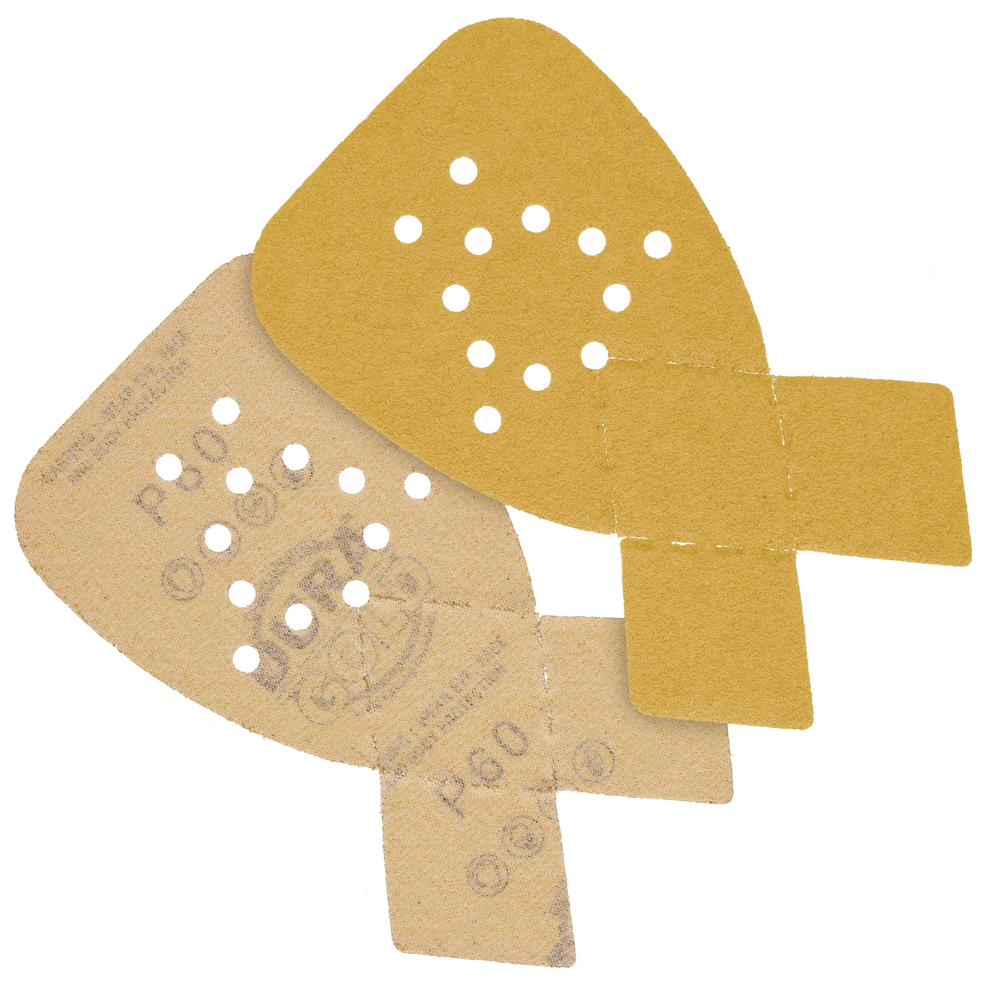 Premium 12-Hole Hook & Loop Sanding Sheets Variety Grit Pack (60,80,120,220,320,400) - 36-Piece Box for Mouse Sanders - Ideal for Woodworking, Metal Polishing & DIY Projects