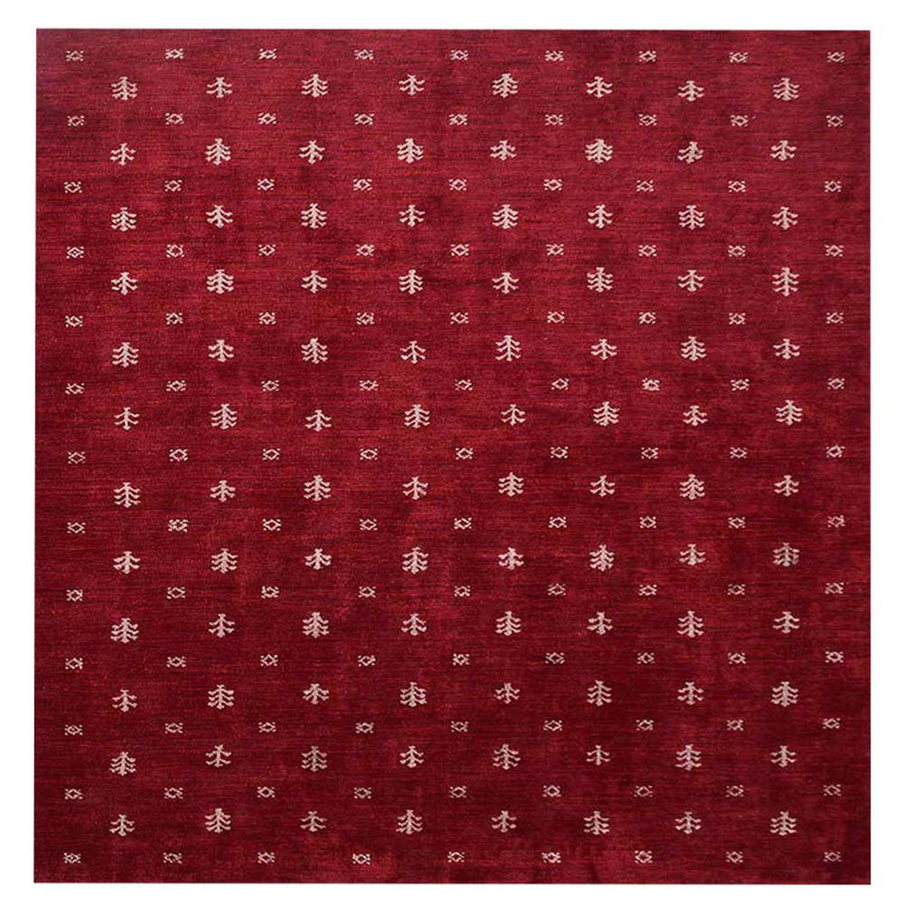 Handmade Ebony Hand-Knotted Wool Rug - Luxurious & Durable for Living Room, Bedroom, or Office Decor