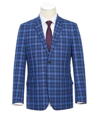 Alessandro Vitello by Renoir Slim Fit Sport Coat 294 17 | Premium Men's Blazer for Business & Formal Events | Perfect for Weddings, Office Wear & Special Occasions