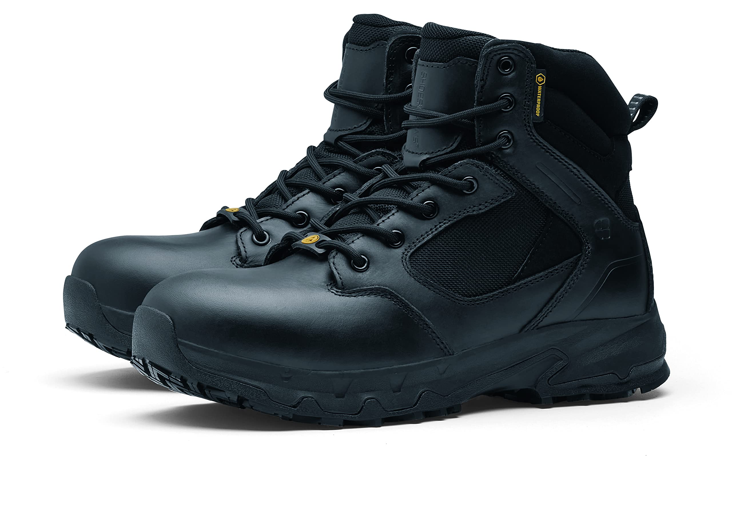 Slip-Resistant Safety Boots for Men & Women - CE Certified Defense Mid Work Shoes with Waterproof HRO WR SRC Non-Slip Outsole | Ideal for Construction, Warehouse & Industrial Work