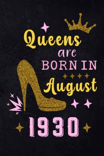 92nd Birthday Gifts for Women Born in August 1930 - Funny Turning 92 Notebook for Mom, Grandma & Daughter - Unique Journal Alternative to Birthday Card - Perfect for Milestone Celebrations & Memory Keeping