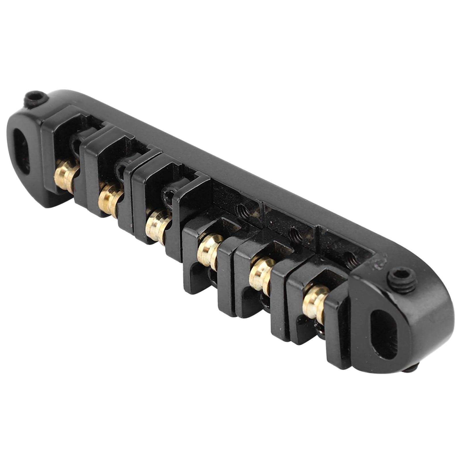 Premium Okuyonic Electric Guitar Bridge - Anti-Rust Black Replacement Part for Guitar Players | Perfect for Stage Performances & Home Practice