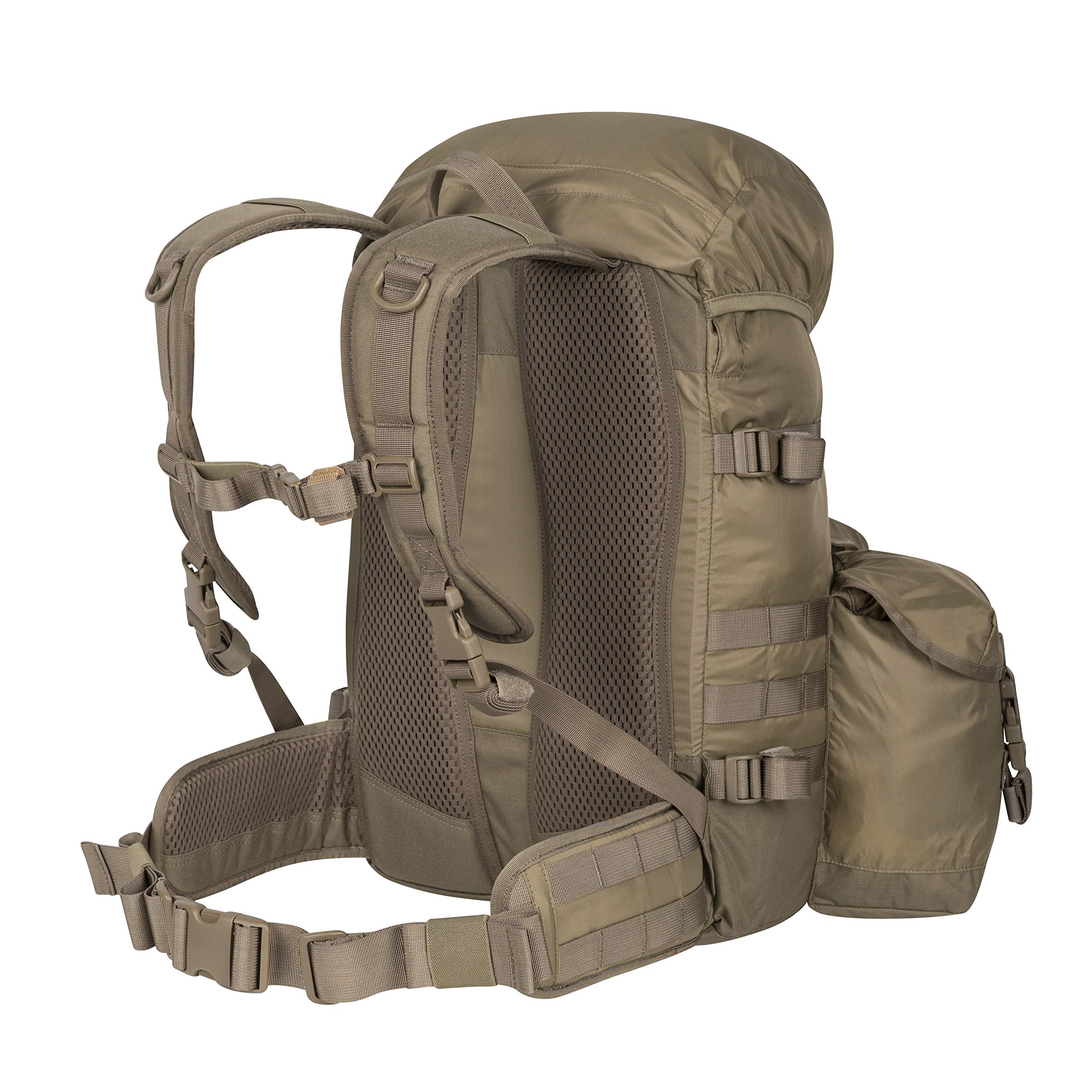 Helikon-Tex Matilda Bushcraft Backpack - Durable Outdoor Hiking Pack for Camping & Survival Gear (Black) | Perfect for Wilderness Adventures & Tactical Use