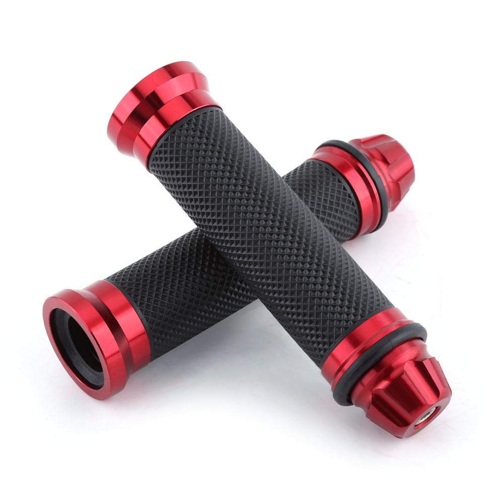 Keenso CNC Aluminum Motorcycle Handlebar Grips 7/8