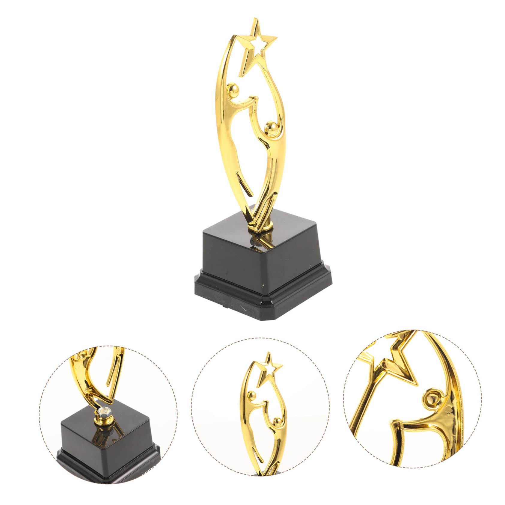 Toddmomy 5-Piece Mini Trophy Set - Small Sports Awards for Kids, Soccer Medals & Achievement Prizes - Perfect for School Events, Team Rewards & Birthday Party Favors