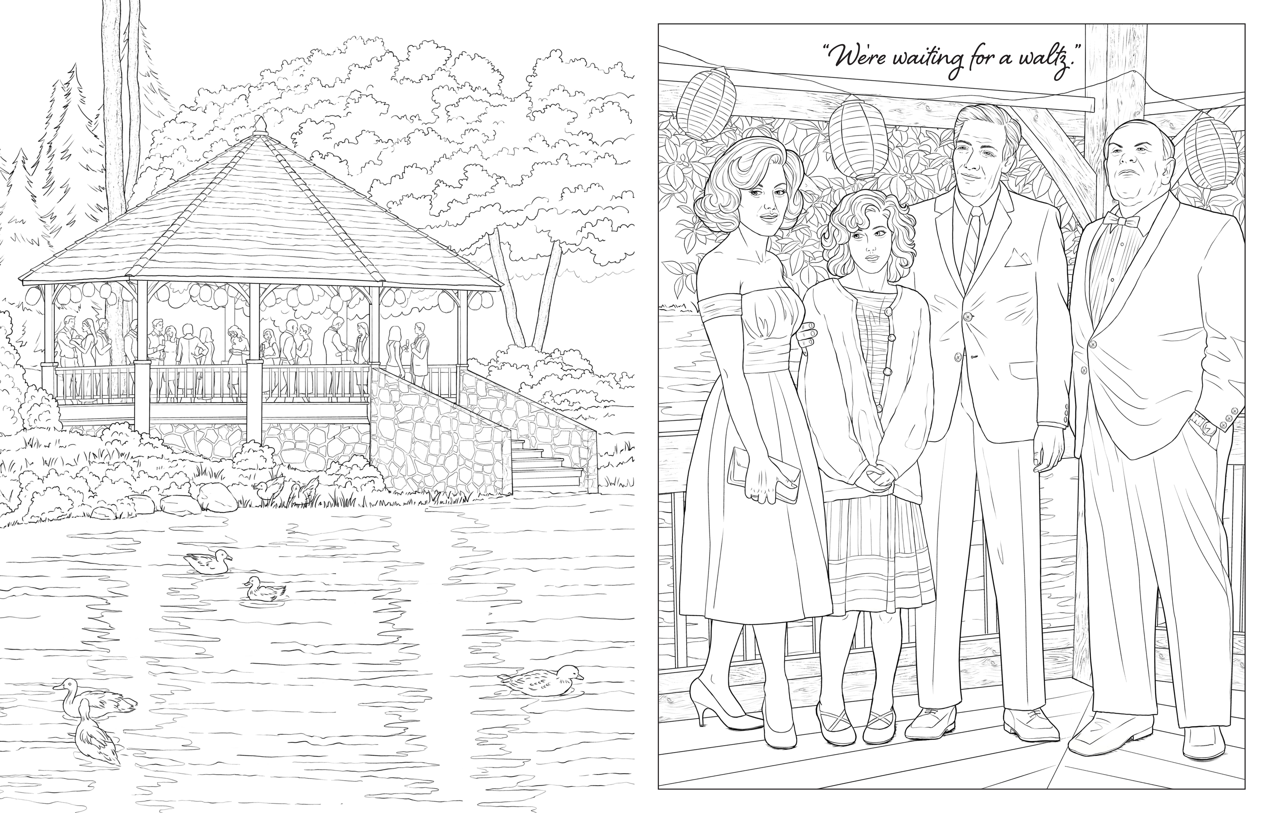 Dirty Dancing Official Coloring Book for Adults - Relaxing & Creative Activity, Perfect for Fans & Stress Relief