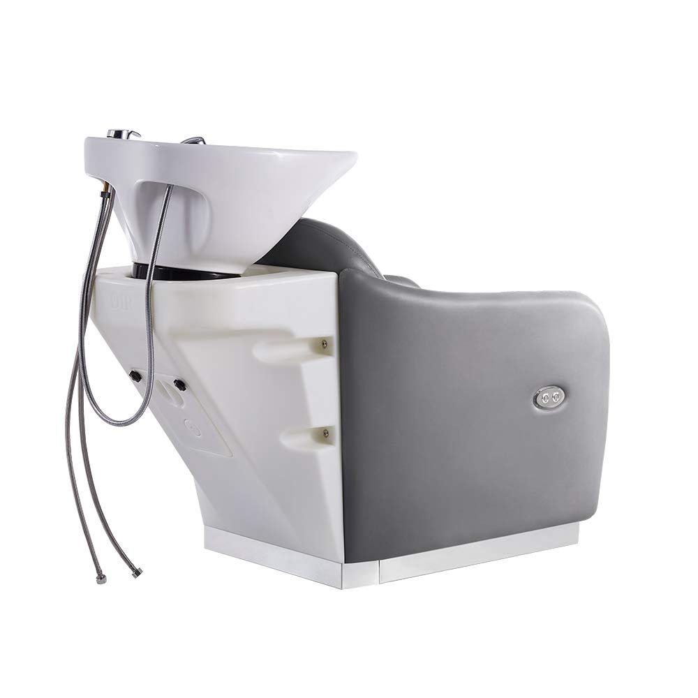 Dir Shampoo Backwash Station - Professional Hair Salon Shampooing Unit with Adjustable Headrest & Comfortable Design - Perfect for Salons, Spas & Home Hair Care
