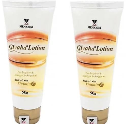 Glyaha Moisturizing Lotion 50g (Pack of 2) - Hydrating Body Cream for Dry Skin - Perfect for Daily Use & Travel