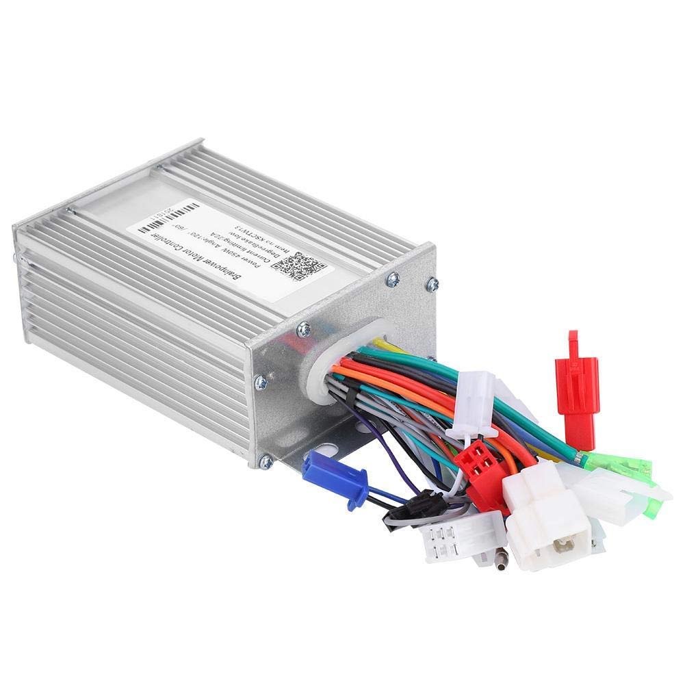 450W Brushless Motor Controller for E-Bike - High Performance Aluminum Alloy Electric Bike Speed Controller - Perfect for Commuting, Mountain Biking & DIY E-Bike Projects