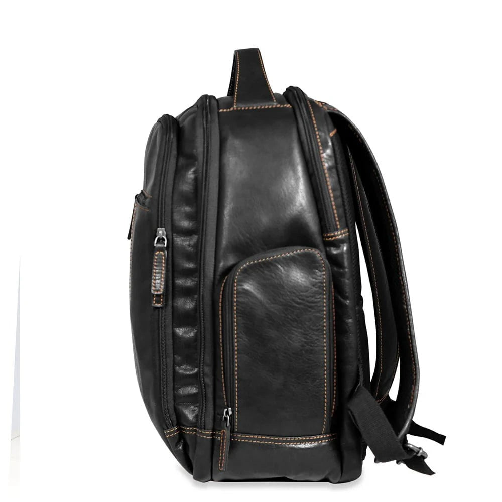 Jack Georges Mid Size Tech Backpack - Waterproof Laptop Backpack for Men & Women - Perfect for Work, Travel & School - Fits 15.6