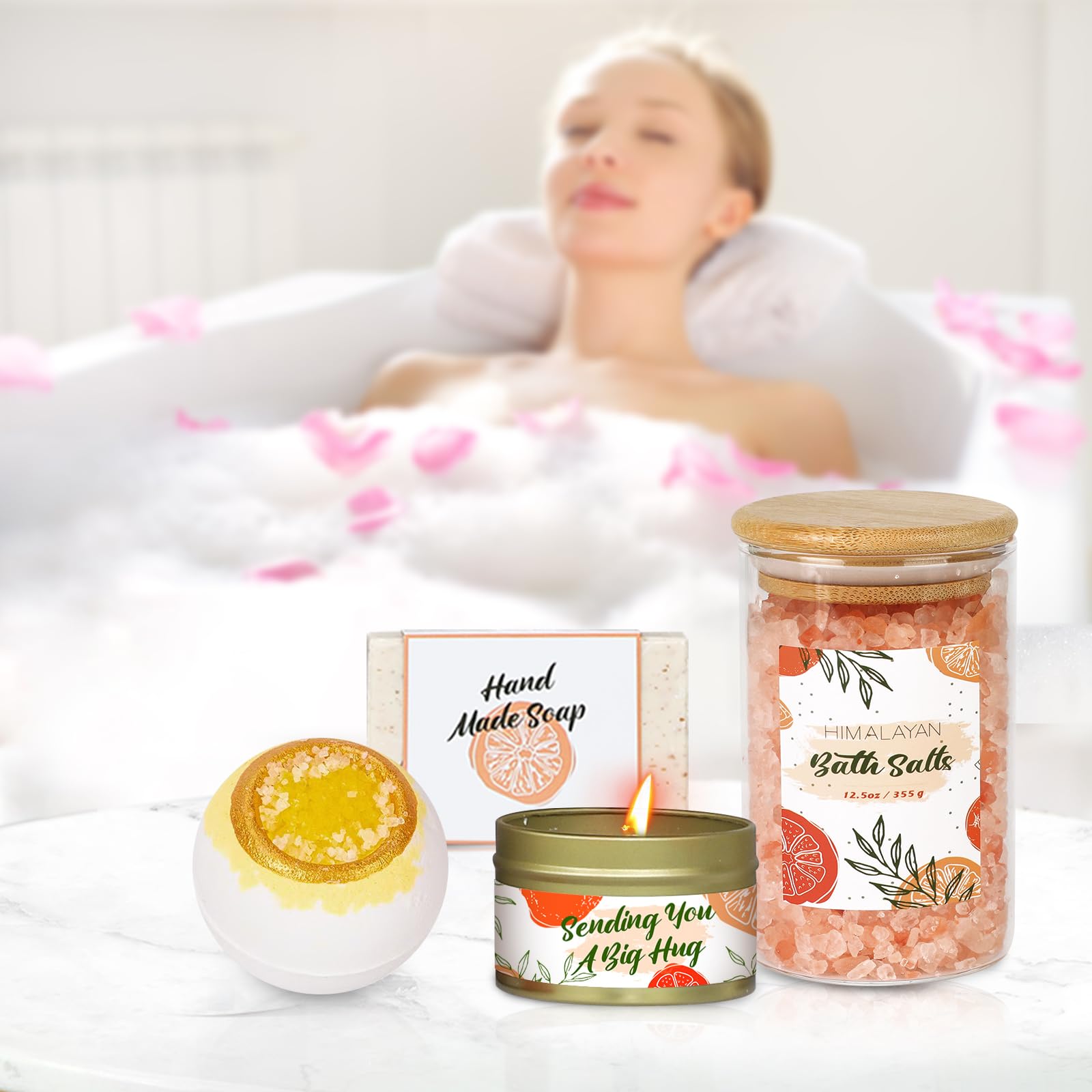 Self Care Gift Basket for Women - Spa Relaxation Set with Insulated Tumbler & Cozy Blanket - Sympathy, Get Well Soon, Birthday, Thinking of You Gifts - Perfect for Recovery, Comfort & Special Occasions